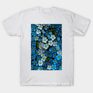 Bright Flower Field: Eco-Friendly Designs for a Green Future T-Shirt